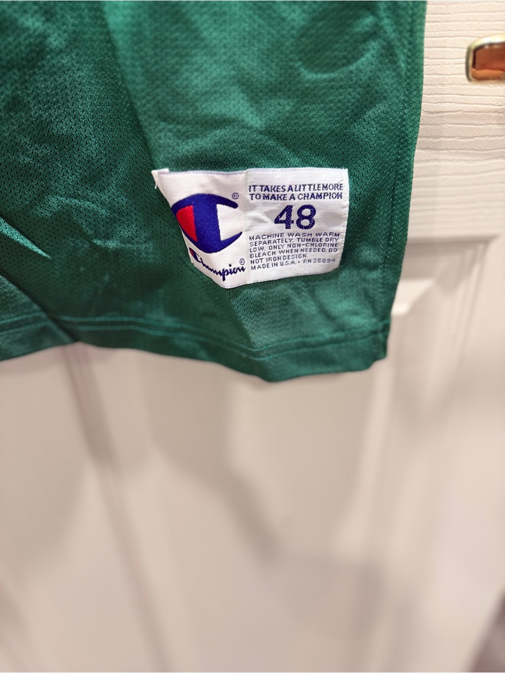 Vintage 1994 1995 Dominique Wilkins 12 Boston Celtics Champion Jersey Size 48-XL - Picture 4 of 7